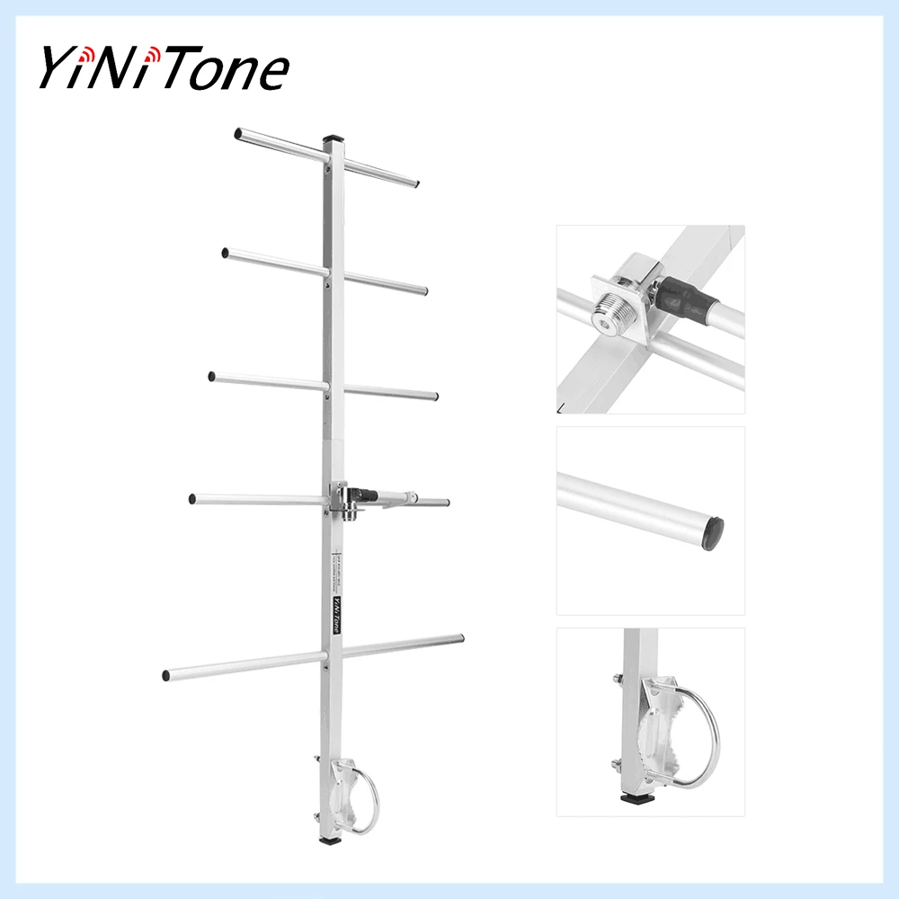 

AY02 Yagi-Uda Antenna UHF 400-470MHz 11dBi SO239 for TYT MD380 MD398 TC-8000 TC-8200 Long Range High Gain Communication