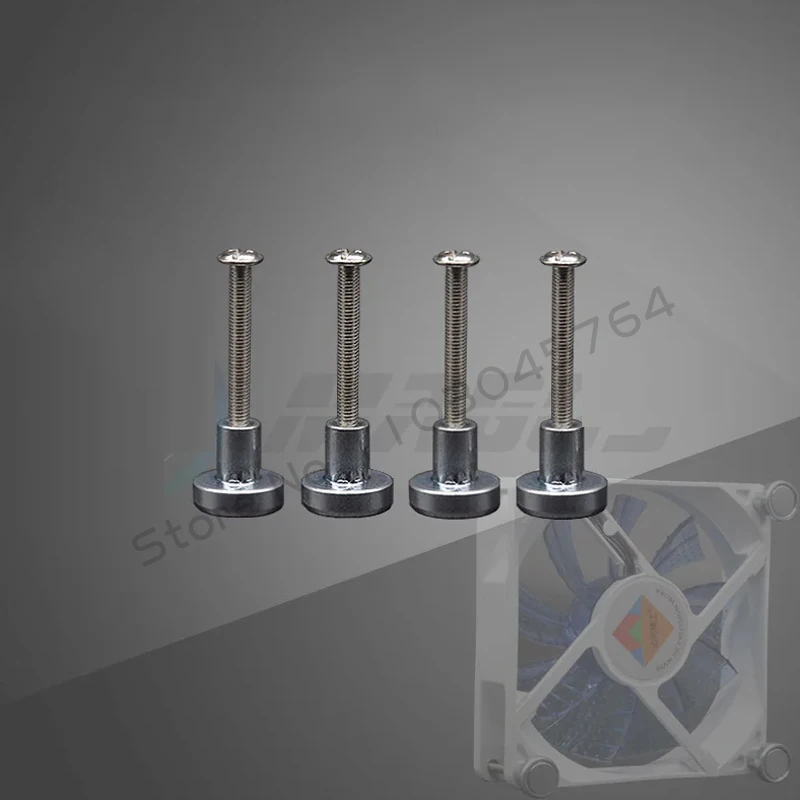 Desktop Magnetic Screw Fixed Fan Nut Fixing Chassis Fan DIY MOD Cooling  25mm Fan, 4Pcs/lot
