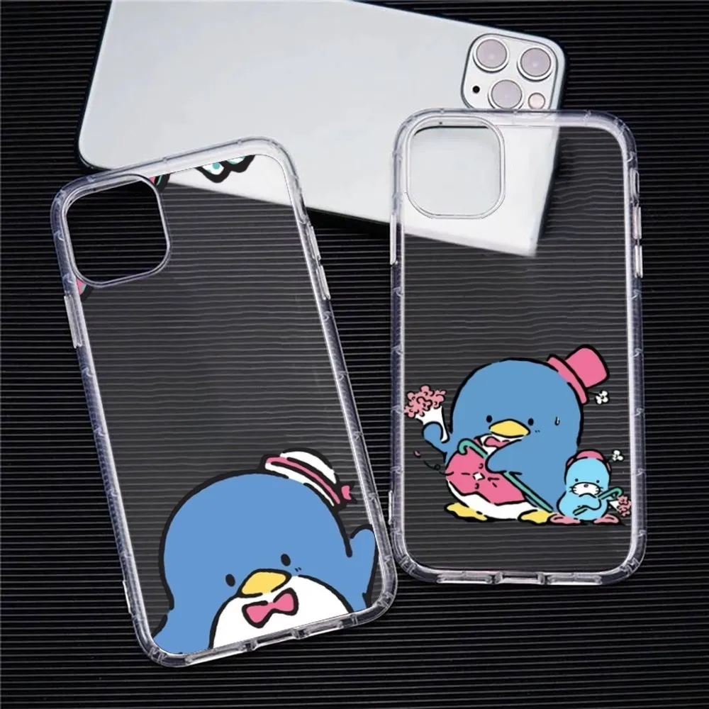 Etui Sario-T-Tuxedo-Sam na Iphone 15 11 13 14 Pro Max 7 8 Plus X Xr Xs Max Se2020 12mini przezroczysta obudowa