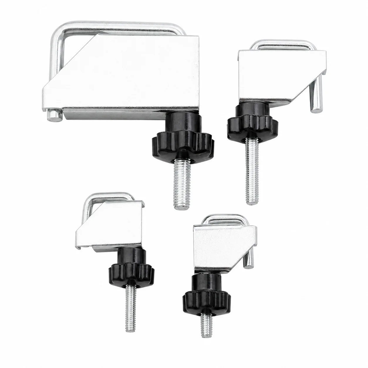 4PCS U Type Hose Clamp Set For Automotive Pipe Water Oil Tube Repair Tool Kit With Strong Grip For Car Maintenance Tasks