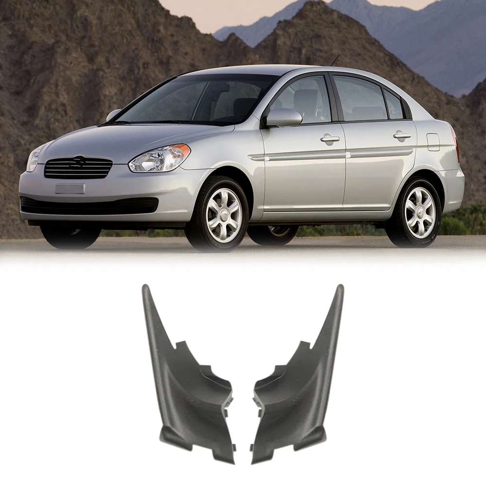 2Pcs Front Windshield Wiper Cowl Trim Water Deflector Plate Neck Trim Panel for Hyundai Accent