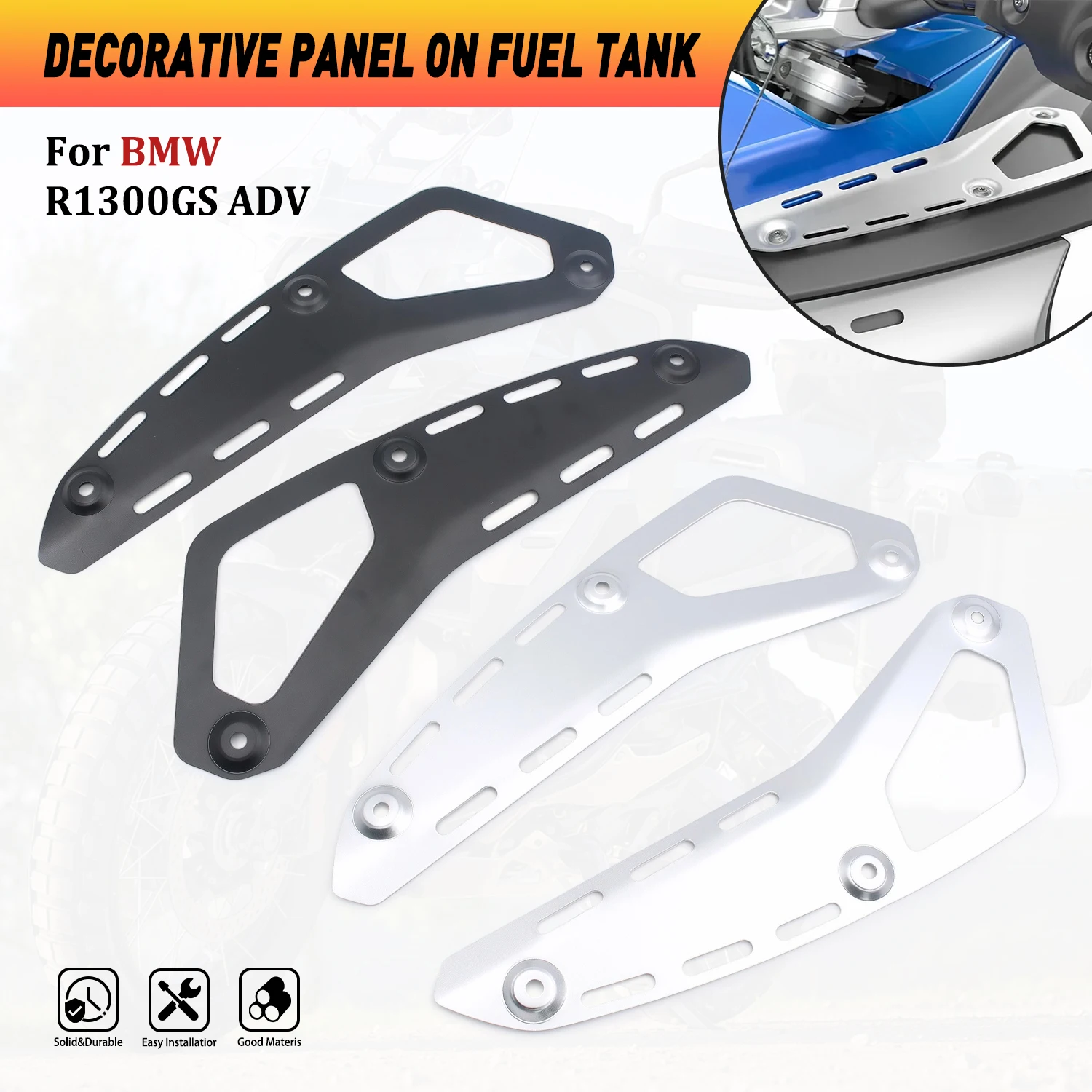 

Аксессуары для мотоциклов: крышка топливного бака для BMW R1300GS, R 1300 GS ADV Adventure, 1300ADV, боковая полка для бака, крепление для бака R1300GSA