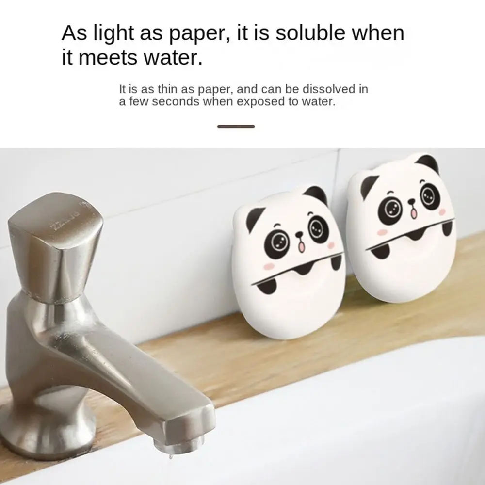 Cute Panda Shaped Paper Soap Box Soap Soap Flakes Foaming Cleaning Products Kids Cleaning Soap