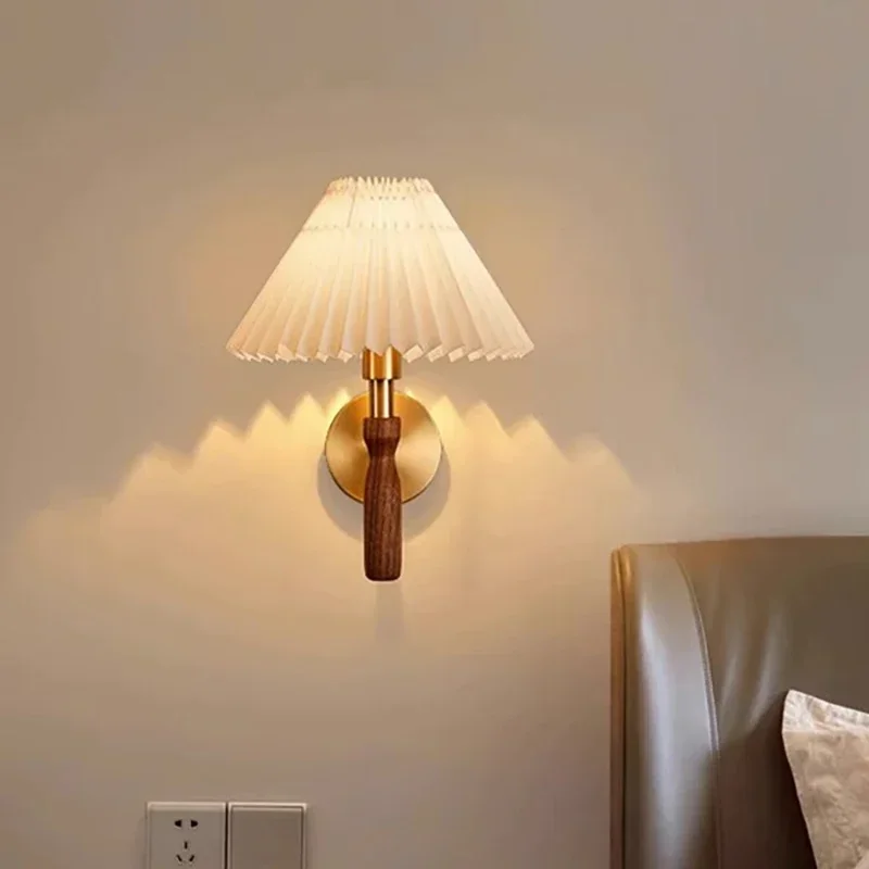 Nordic Light Fixture Wall Lamps Home Appliance Modern Bedside Wall Lamps Decoration Vintage Indoor Lighting Die Lampe LLWL