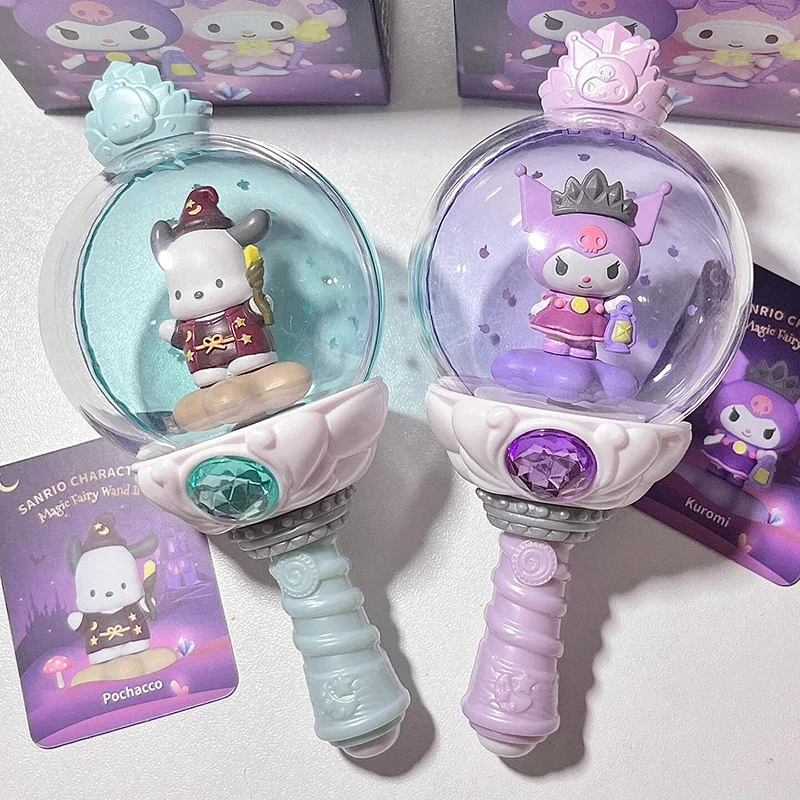 Sanrio Fantasy Magic Fairy Wand The Second Generation Series Action Figure My Melody Kuromi Cinnamoroll Model Toy regalo a sorpresa