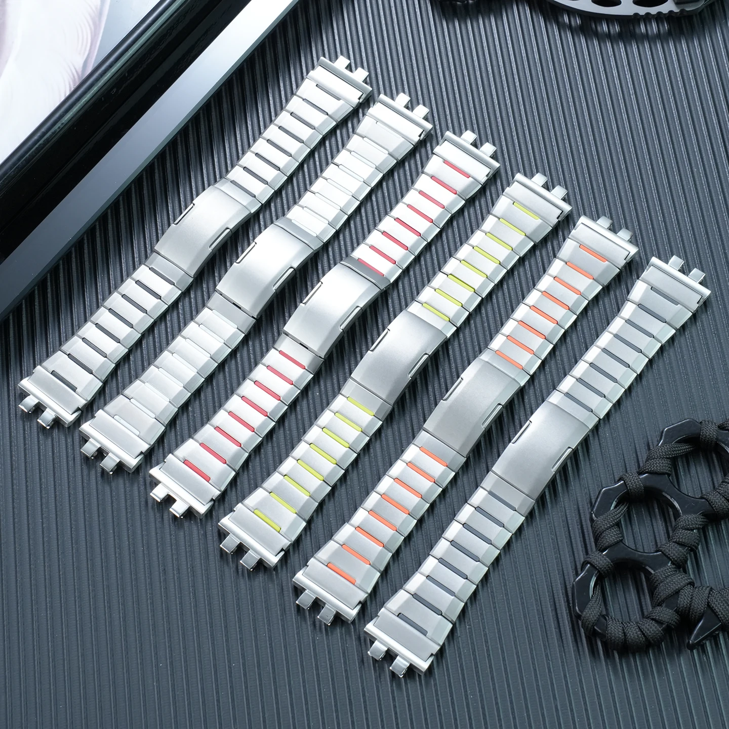 GMW-BZ5000 Modified Stainless Steel Bracelet For Casio GMW-B5000 GM-B2100 Color Blocked Metal Watch Strap Waterproof Watch Band