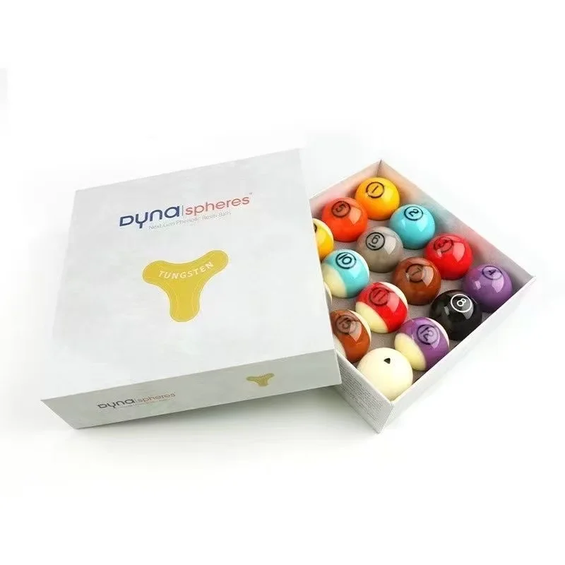 

Dynaspheres Original 16 Pieces Billiard Balls 57.2mm (2-1/4") Pool Table Balls for Game Rooms Clubs Bars Leisure Sports