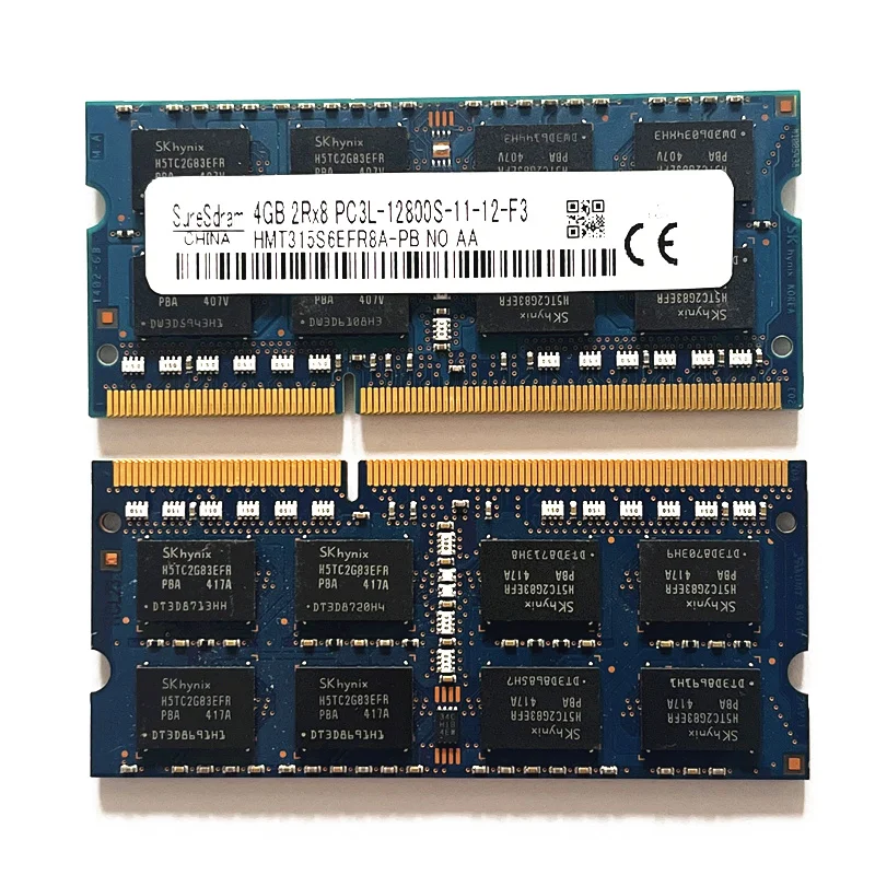 DDR3 RAMs 4GB 1600MHz SODIMM Laptop Memory DDR3 4GB 2Rx8 PC3L