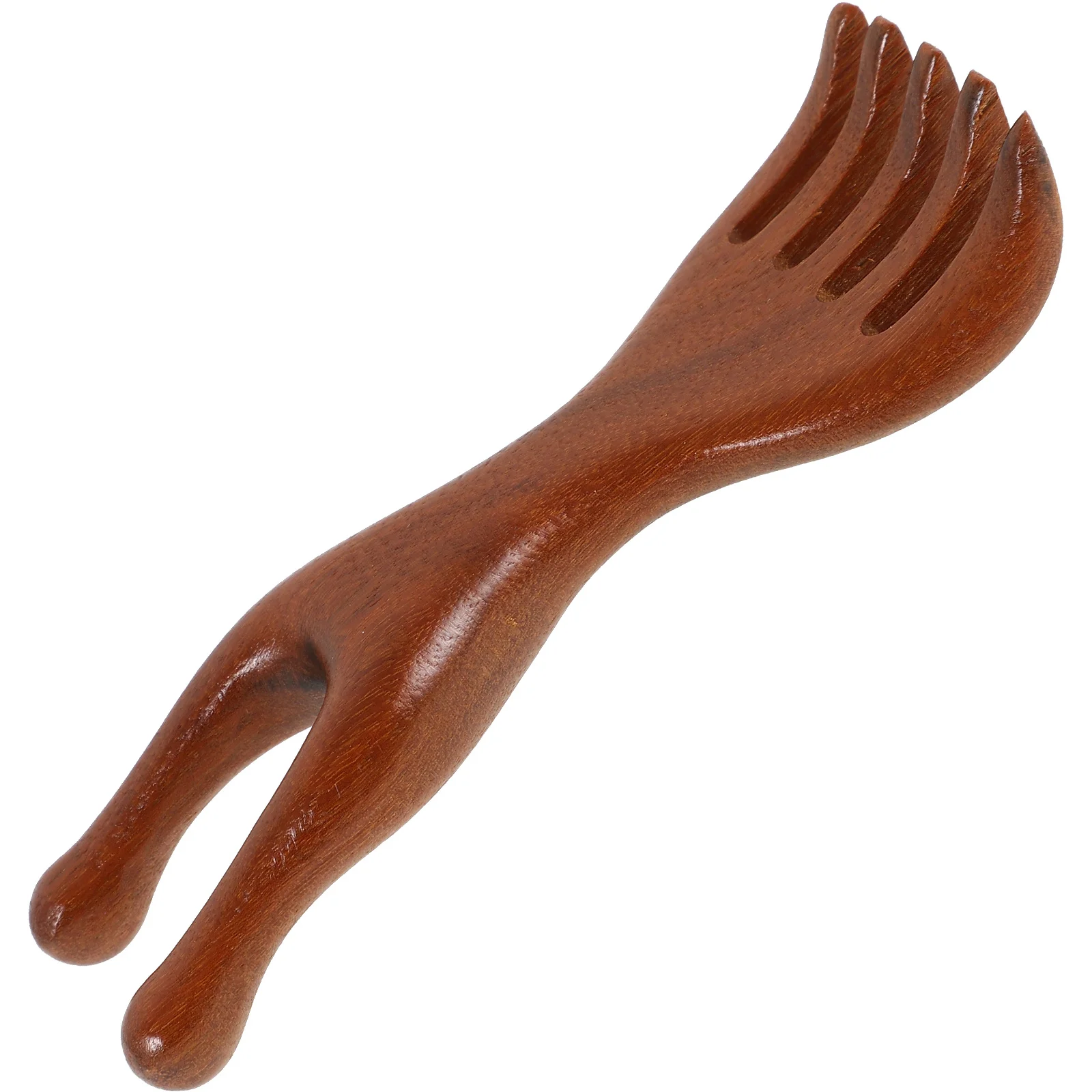 

Расческа из натурального палисандра с широкими зубьями для распутывания кудрявых волос, эргономичный массажер для кожи головы, портативная деревянная расческа для женщин и мужчин