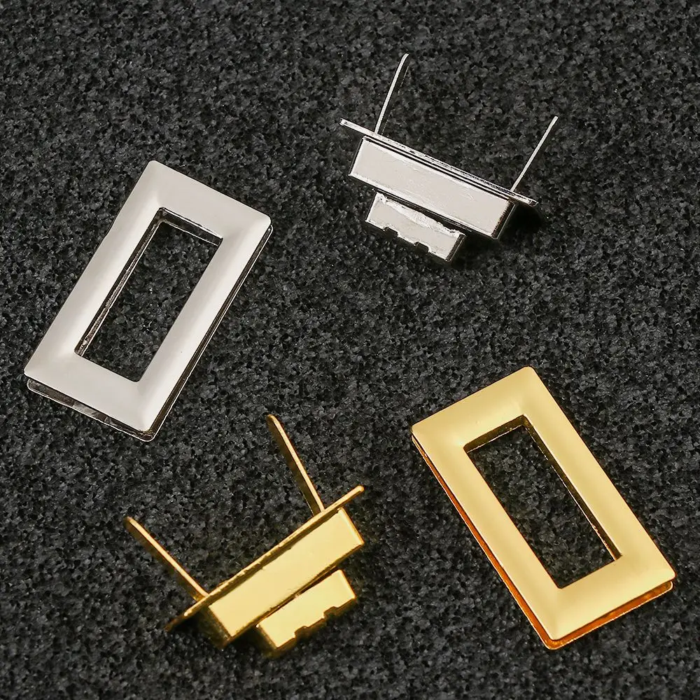 1Pc Rectangle Egg Turn Twist Lock Metal Buckle DIY Handbag Purse Hardware Closure Locks Clasp Closure Bag Part DIY Accessories