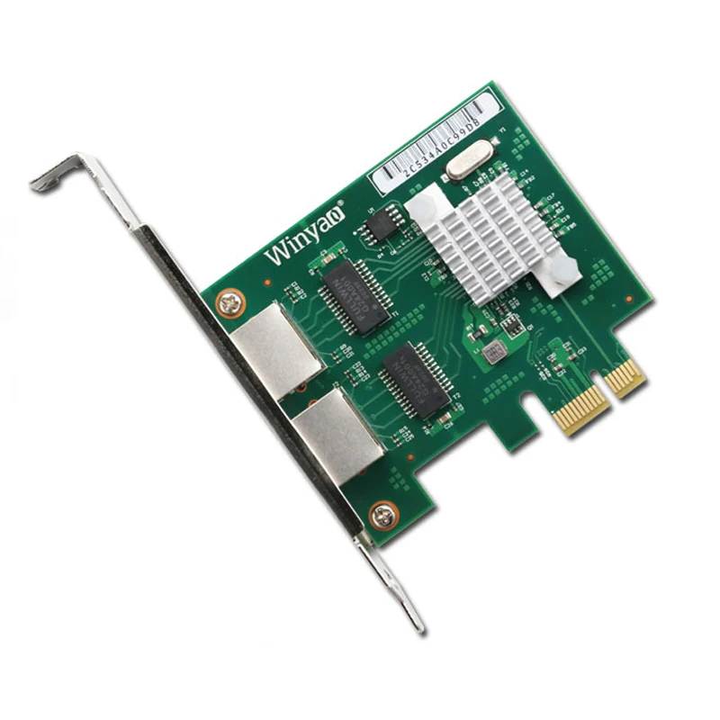 Сетевая карта PCI Express, 10/100/1000 МБ, 2 порта, сетевой адаптер RJ45, PCIe PCI-E гигабитный сетевой адаптер Ethernet, сетевая карта Lan BCM5718