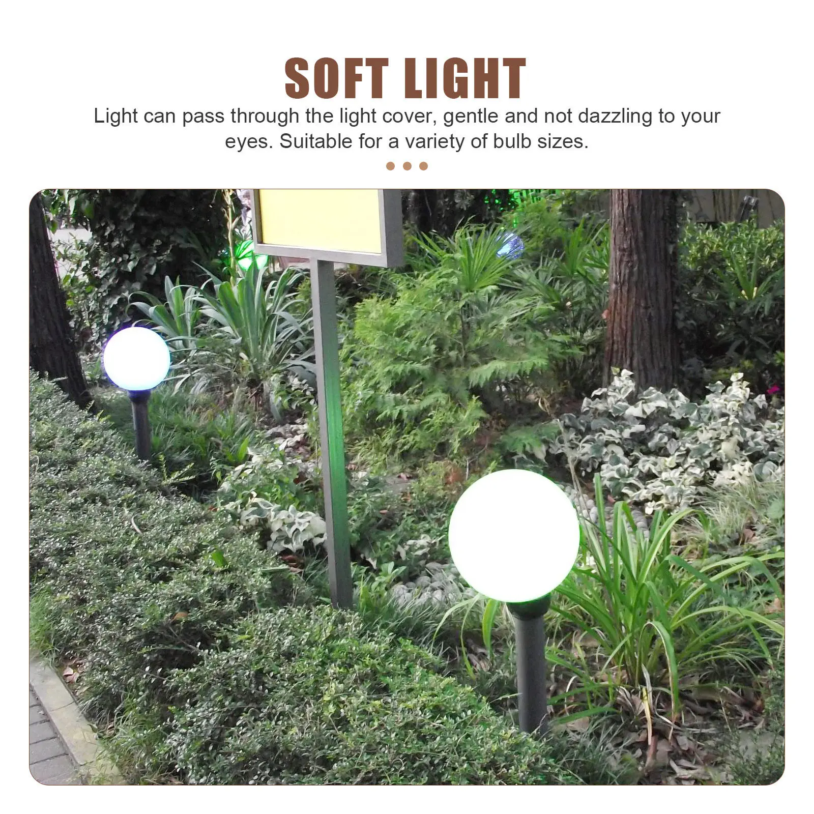 Round Acrylic Globe Lampshade Light Cover Outdoor Lamp Replacement Fixture Accessory for Ceiling Light Courtyard Patio
