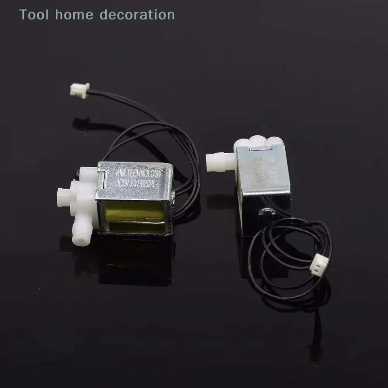 1x DIY DC5V Мини 2-позиционный электромагнитный водяной клапан с микроуправлением, электромагнитный ирригационный клапан