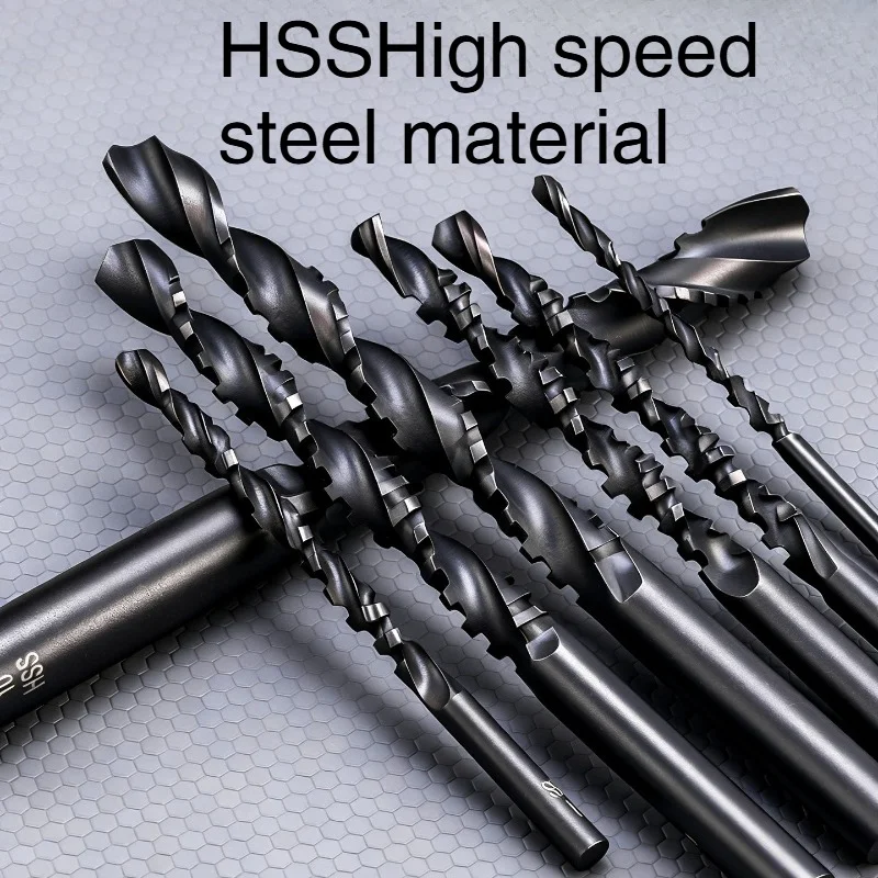 ชุดดอกสว่าน HSS 7 ชิ้น ดอกสว่านเกลียว 3-10 มม. ดอกสว่านเซาะร่องแบบมีฟัน ดอกสว่านแบบเกลียว ดอกสว่านคอมโพสิต