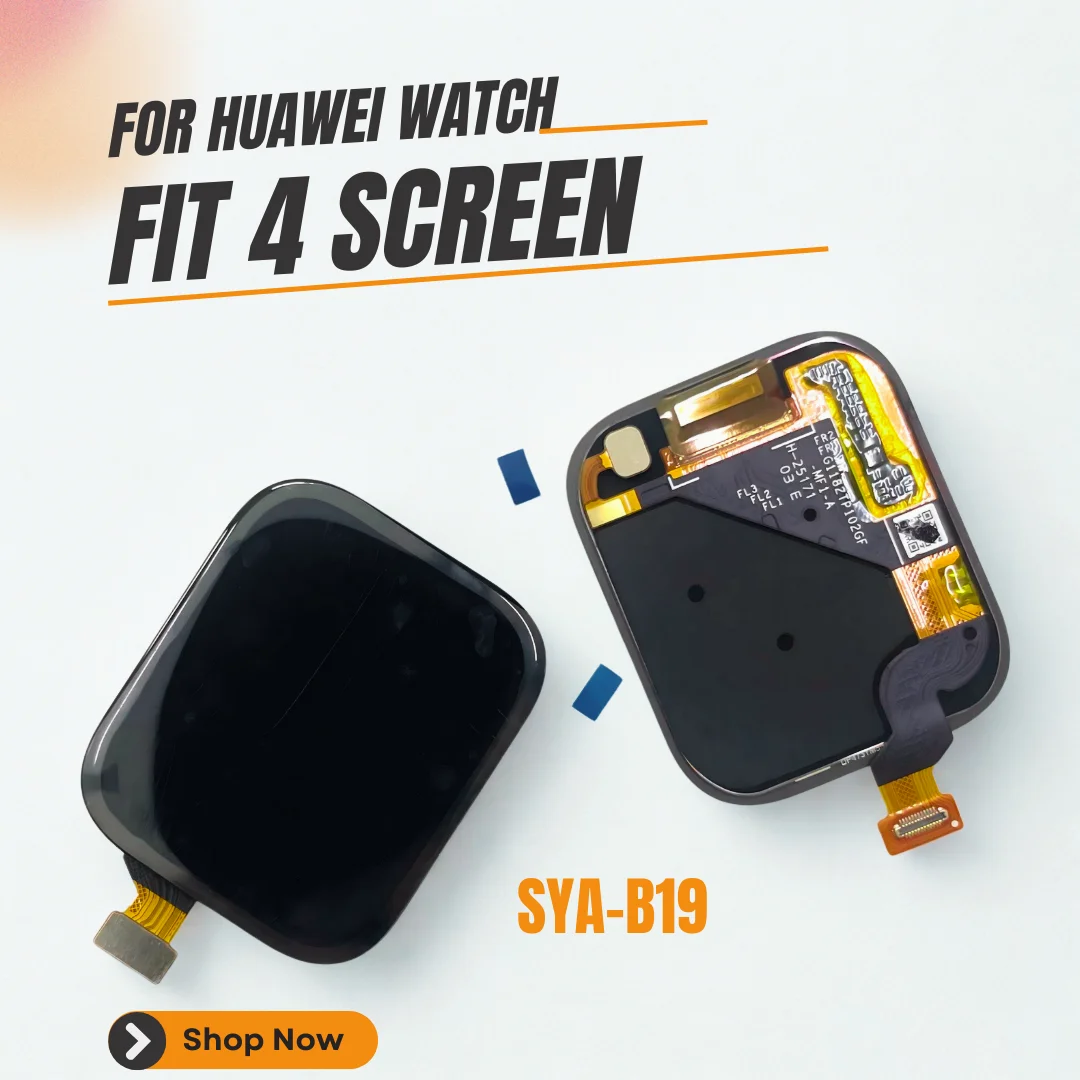 AMOLED-экран для Huawei Watch Fit4 SYA-B19, Fit4, умные часы, дигитайзер сенсорного экрана, запасная часть AMOLED-экран для Huawei Watch Fit4 SYA-B19, Fit4, умные часы, дигитайзер сенсорного экрана, запасная часть