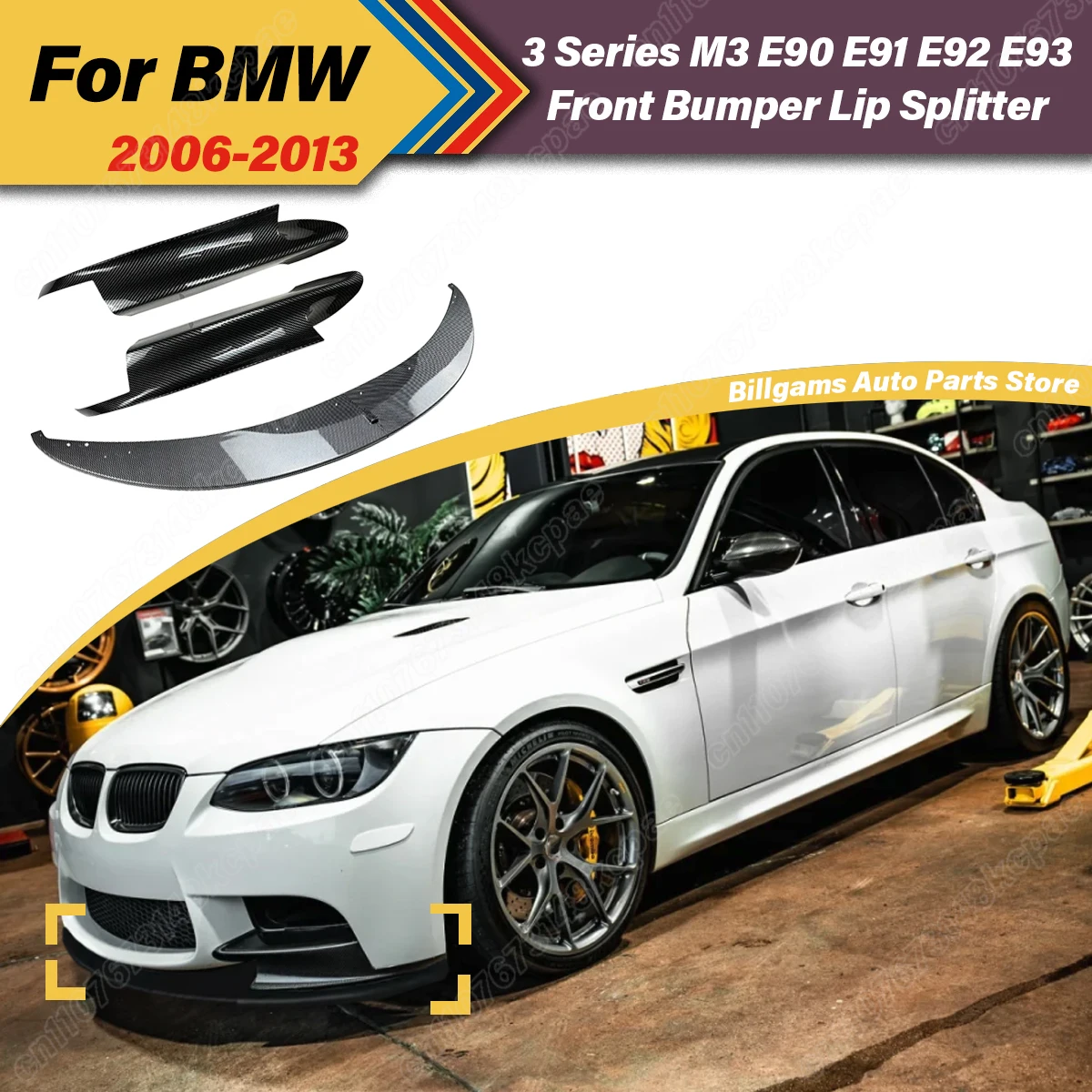 For BMW 3 Series M3 E90 E91 E92 E93 2006 2007 2008 2009 2010 2011 2012 2013 Car Front Bumper Splitter Lip Diffuser Modification
