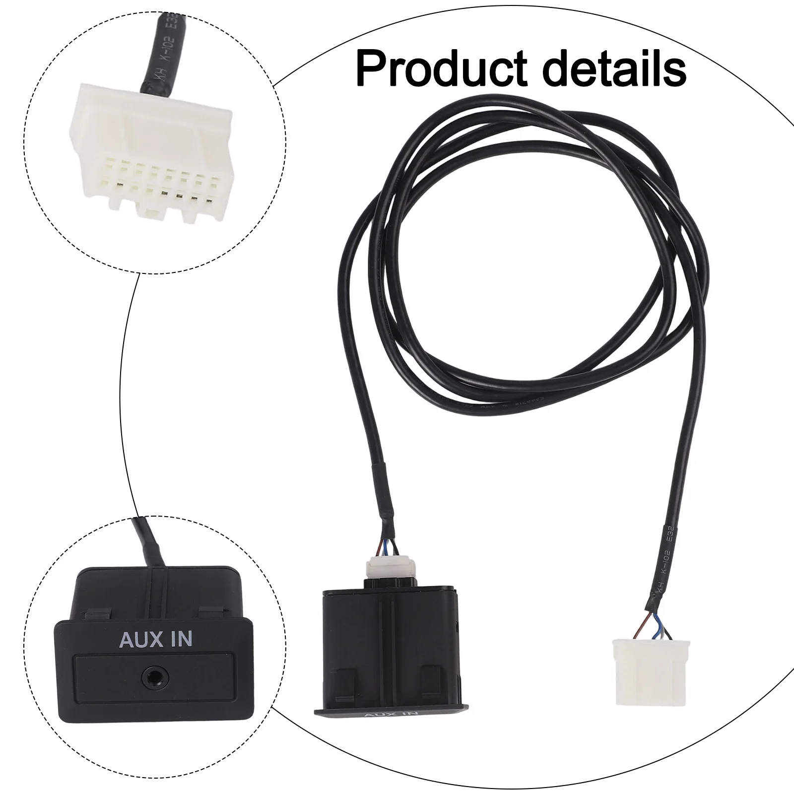 AUX تمديد كابل 16Pin كابل واجهة سيارة ترقية الصوت لمازدا 6 2006-2011 16Pin كابل توصيل الصوت #5