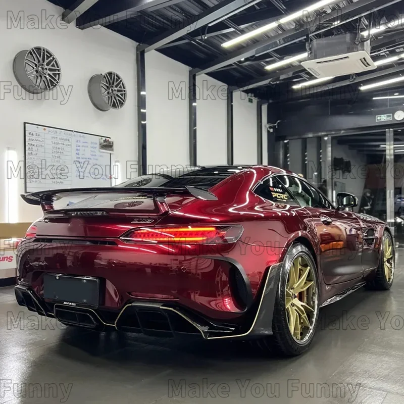 5x59FT Glossy Color Dragon blood Red Liquid Metallic Series Color PET Car Body Decorative Vinyl Wrap PPF Paint Protection Film