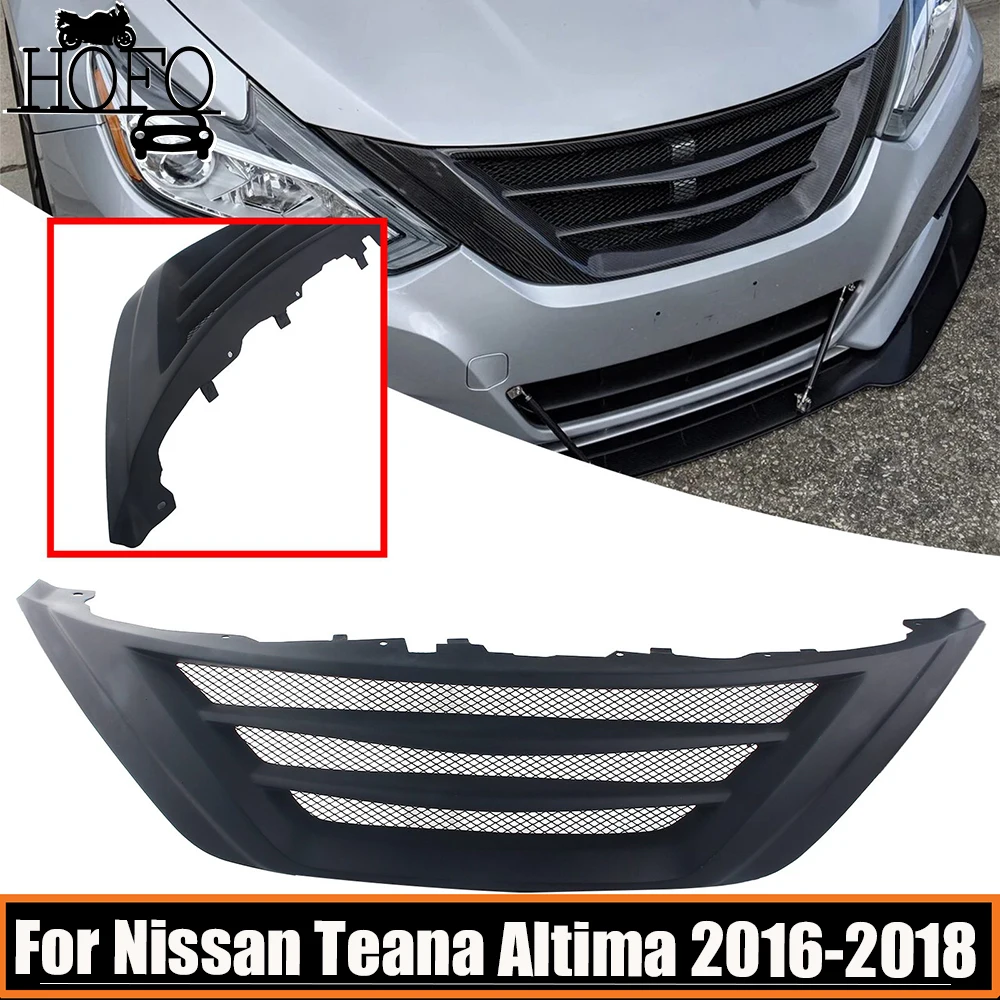 

For Nissan Teana Altima 2016 2017 2018 Car Front Grille Net Grill Car Accessories Matte Black