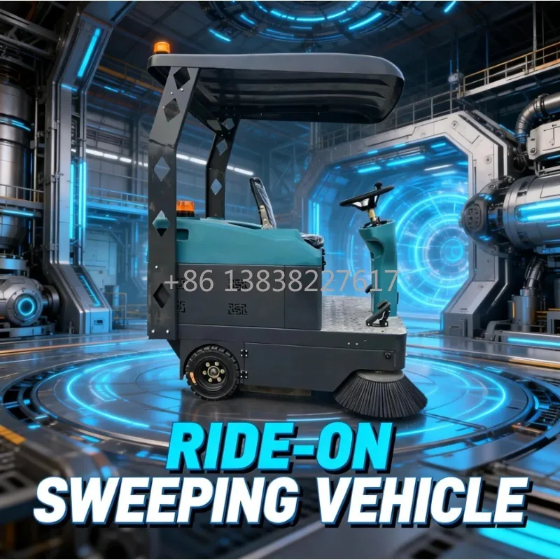 Eco-Friendly Low Noise Road Cleaning Machine Sweeper Vacuum, Sweep/Suction Two-in-One, Road Sweeper Machine for Society