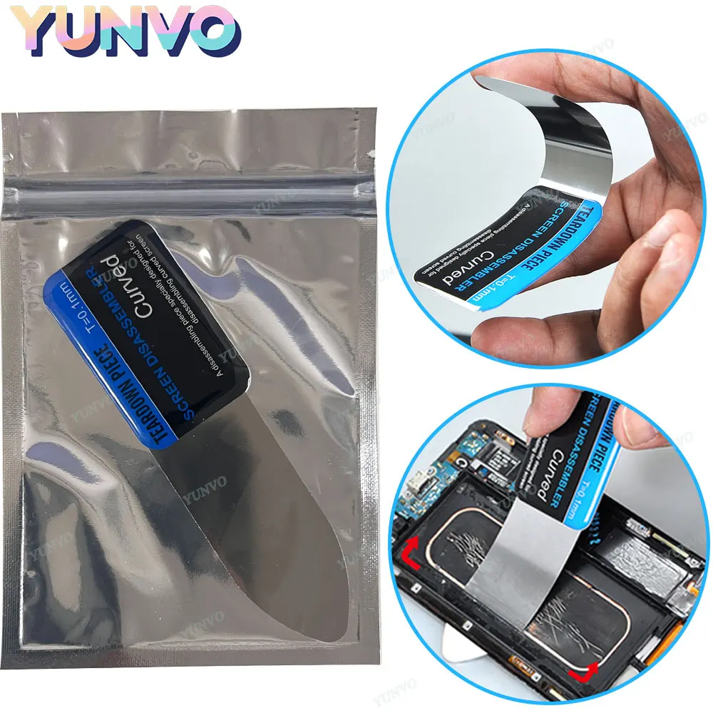 

1-5 шт. ультратонкий изогнутый ЖК-экран Spudger открытие карты разборка из нержавеющей стали металлические инструменты для ремонта мобильных телефонов