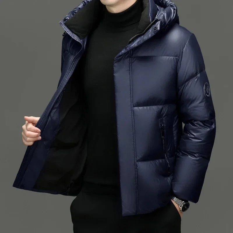 

Unisex Short Down Jacket Duck Padding Designer Clothes Men 2025 Winter for 's Clothing Padded Male Coat