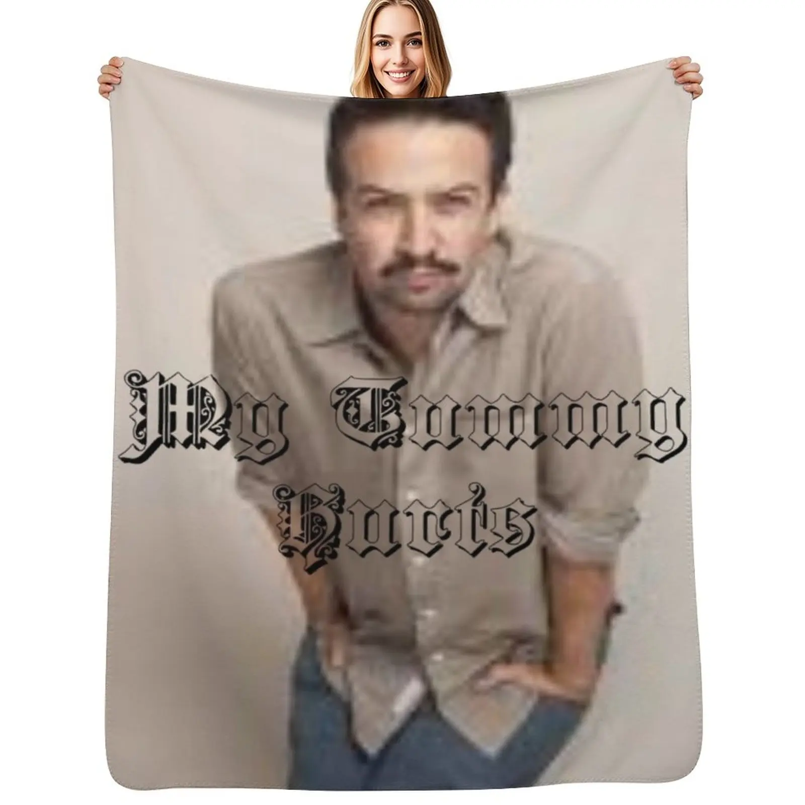 بلدي ألم البطن لين دليل ميراندا رمي بطانية فاخرة مصمم أريكة الزخرفية الثقيلة للنوم الفانيلا البطانيات