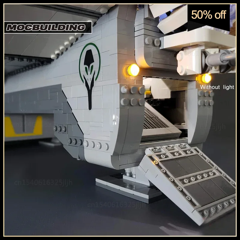

UCS Space Series Ghost Corellian Transport MOC Строительные блоки Технология Кирпичи Сборка моделей Коллекция игрушек Рождественские подарки