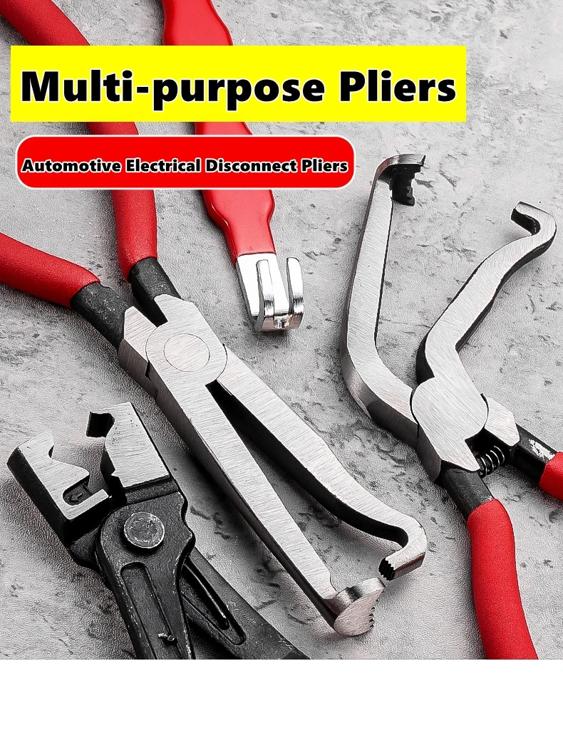 Motorcycle Automotive Electrical Disconnect Pliers & Connector Separator Multi-purpose Pliers For Separating Oil Pipes