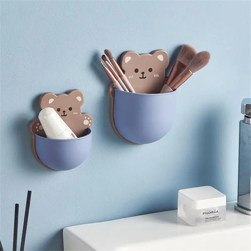 6.1X4.33 Inch Schattige Multifunctionele Desktop Hangende Penhouder Telefoonhouder