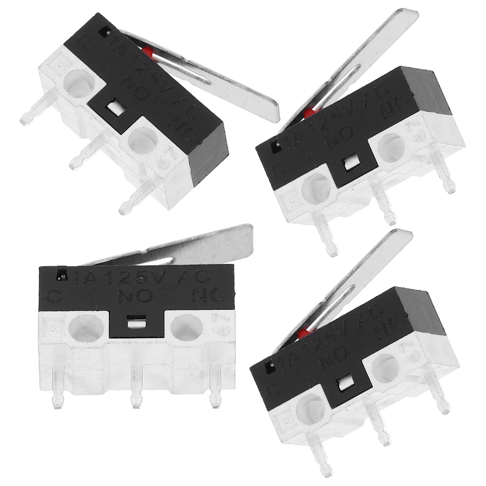 20Pcs Limit Switches Micro Switch Lever Arm Appliance Repairing Accessory Sturdy Materials Harsh Environments Reliable