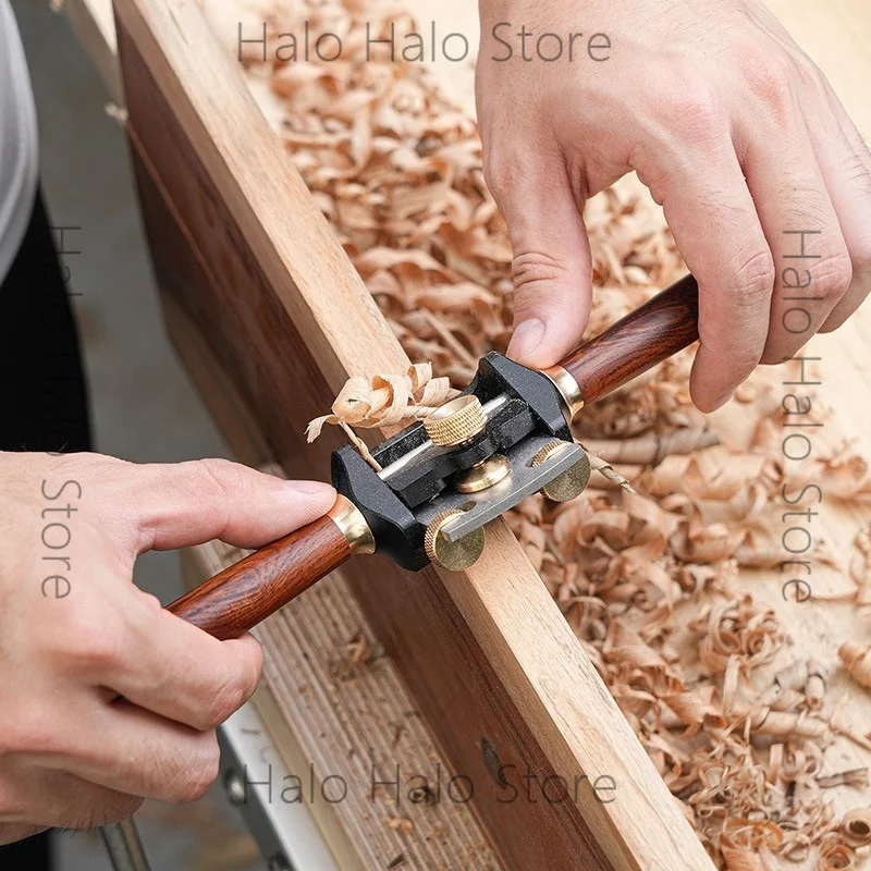 

Woodworking planer can be fine-tuned flat bottom one-word planer hand push planer arc bottom DIY manual