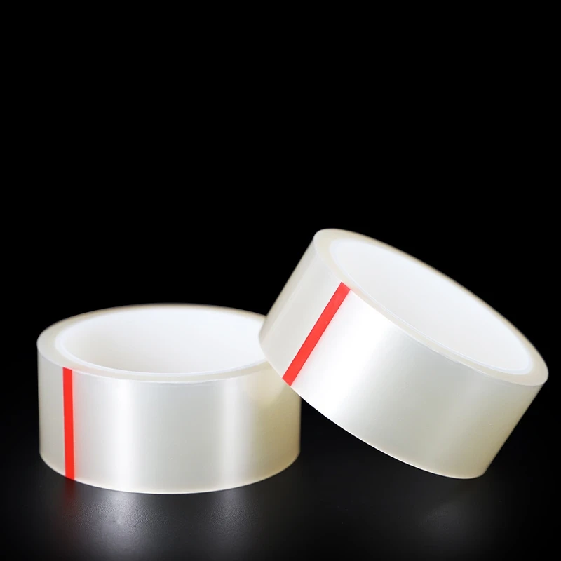 180 ℃   شريط لاصق شفاف مقاوم لدرجات الحرارة العالية، ورنيش الخبز المطلي بالكهرباء، شريط PVC من السيليكون PET