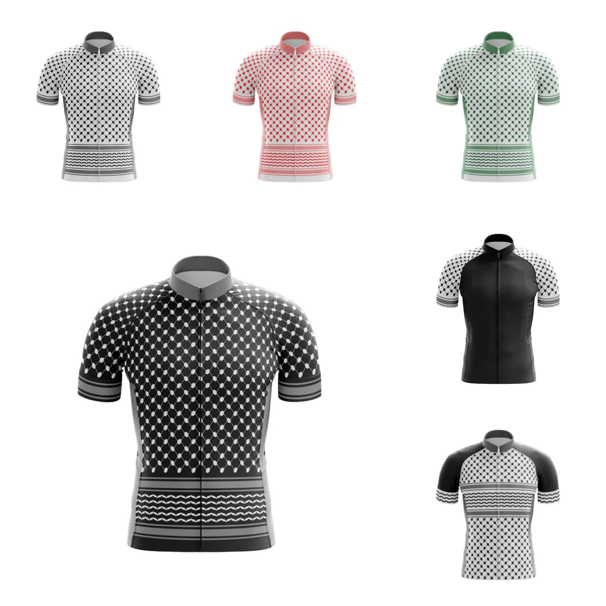 Palestine Club Bicycle Clothing Jersey Cycling Uniforms for Men Mtb Bike Jersey Sports Bicycles Men Cycling Bib Shorts Road Bike