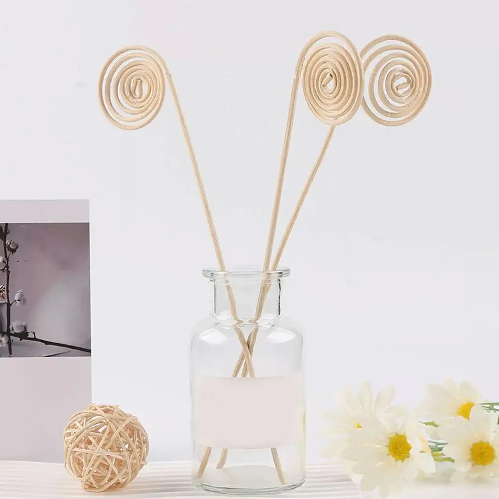 Pompon Flower Rattan Sticks Fireless Fragrances Reed Diffuser Stick Reuse DIY Handmade Ornaments Home Decor ﻿
