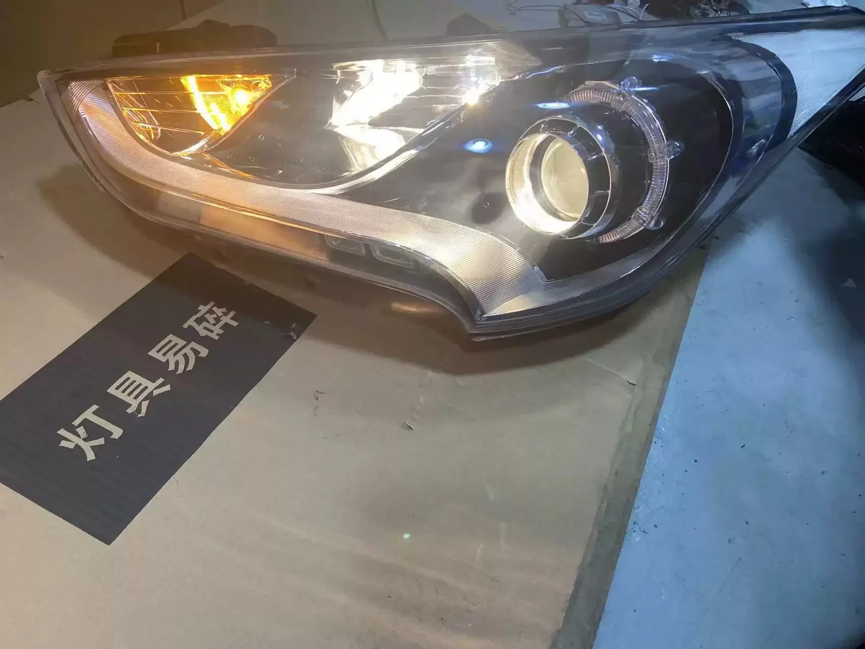 

Автомобильные светодиодные фары для Hyundai Veloster, фары дальнего света DRL, дневные ходовые огни Автомобильные лампы