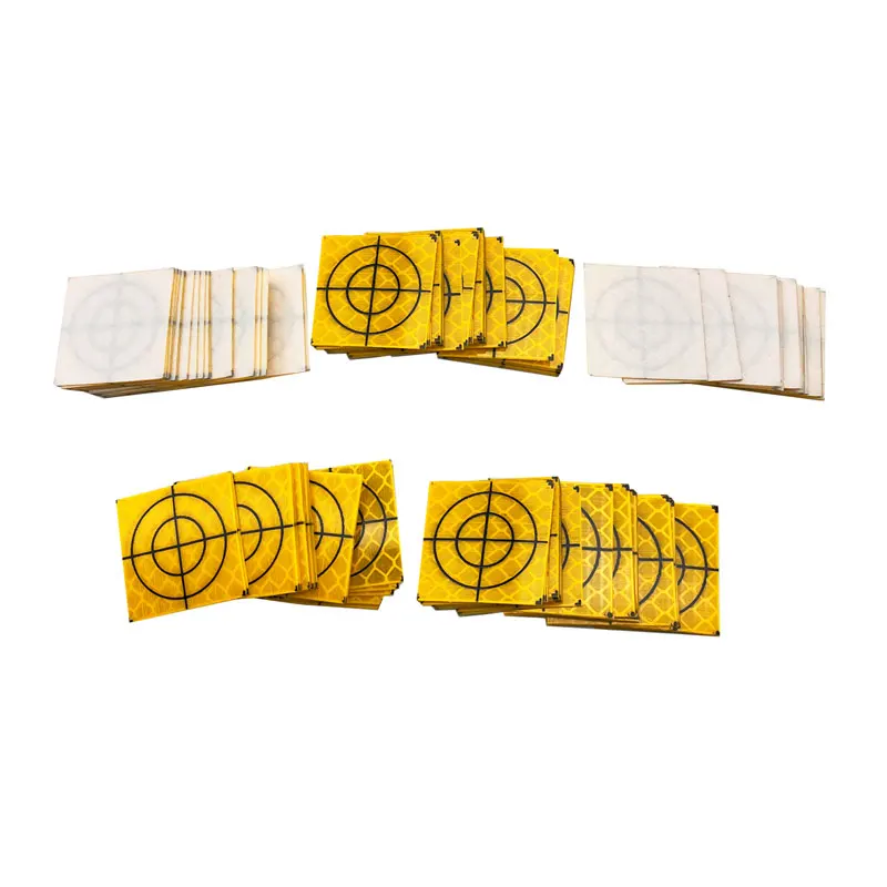 100PCS YELLOW REFLECTOR SHEET 30X30MM REFLECTIVE TARGET FOR TOTAL STATION