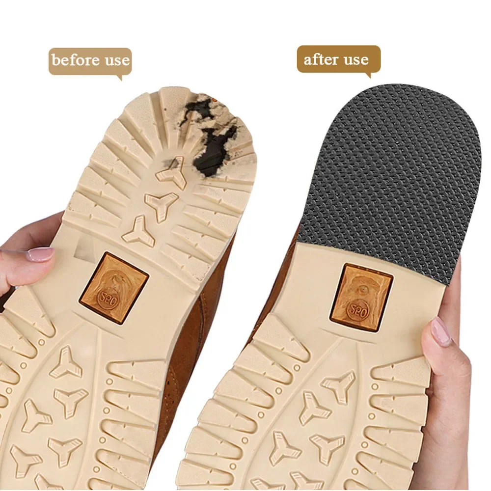 Resistente ao desgaste Solas de Borracha Anti-Slip, Adesivo auto-adesivo sapato, Sneakers Pads Protector, Novo, 1 rolo