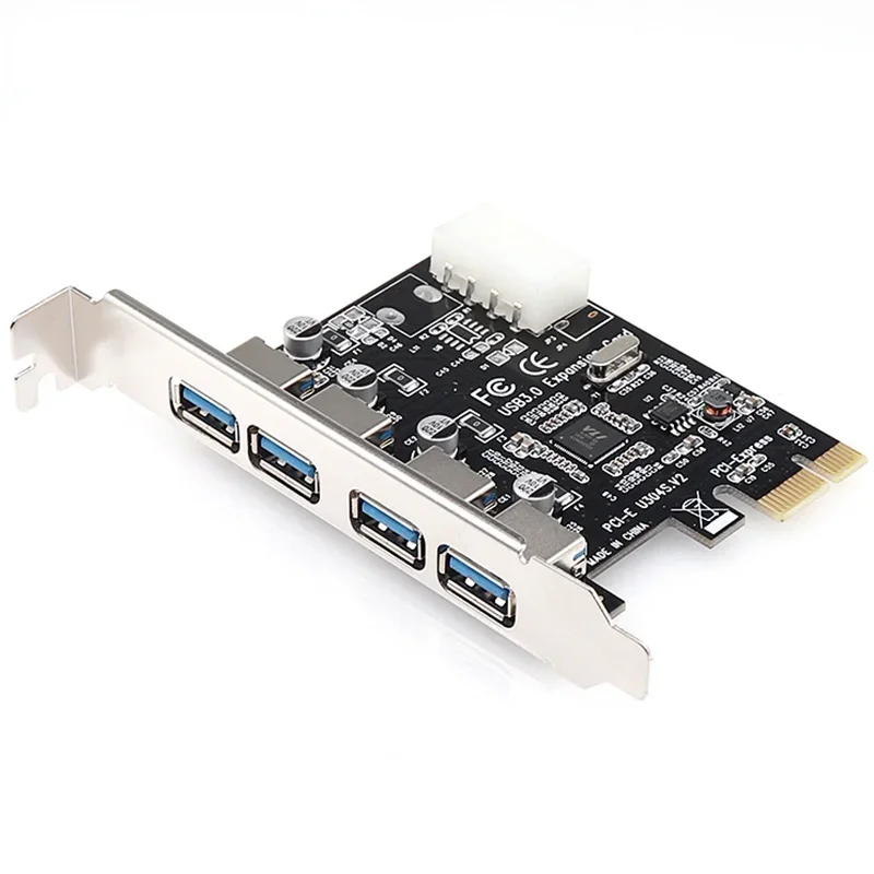 4 port USB 3.0 PCI-e Expansion Card PCI express PCIe USB 3.0 hub adapter 4-port USB3.0 controller USB 3 0 PCI e PCIe express 1x