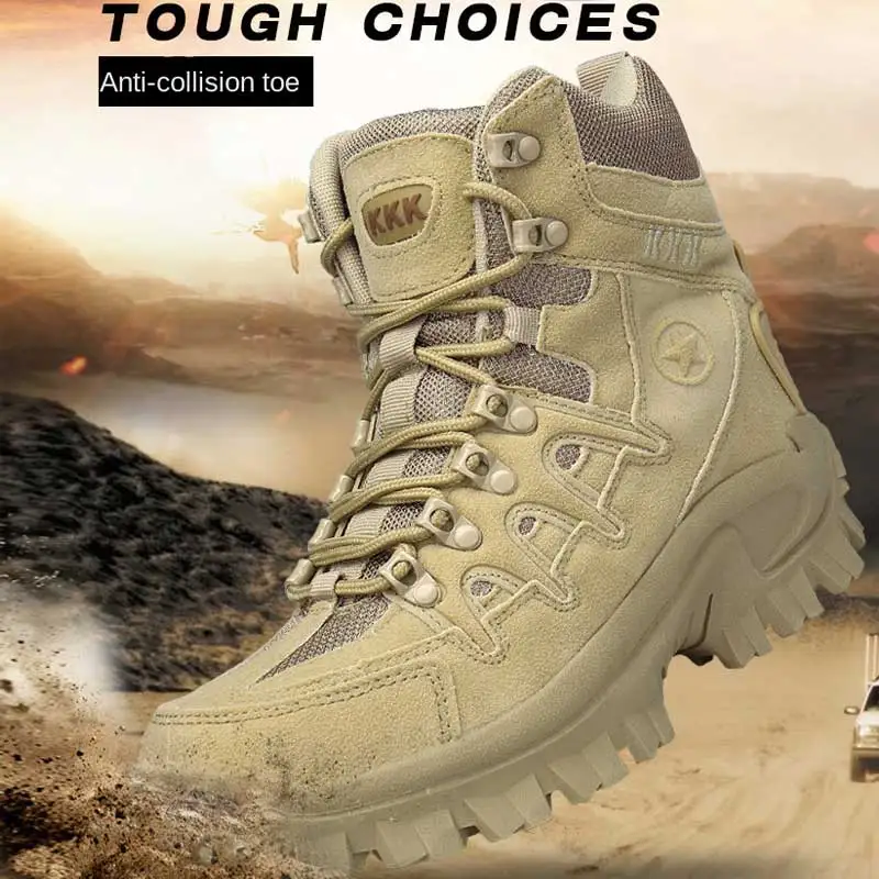 

High-top tactical shoes U.S. Delta tactical boots foreign trade outdoor large size sand training boots