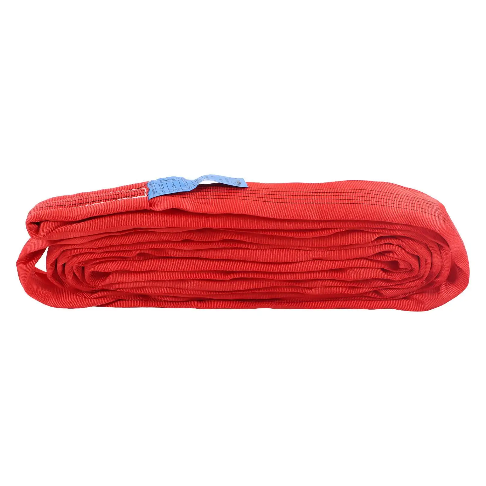 Durable Double Eye Strap 4 Meter Heavy Duty Crane Lifting Rope Flat Lifting Sling for ships Transportation