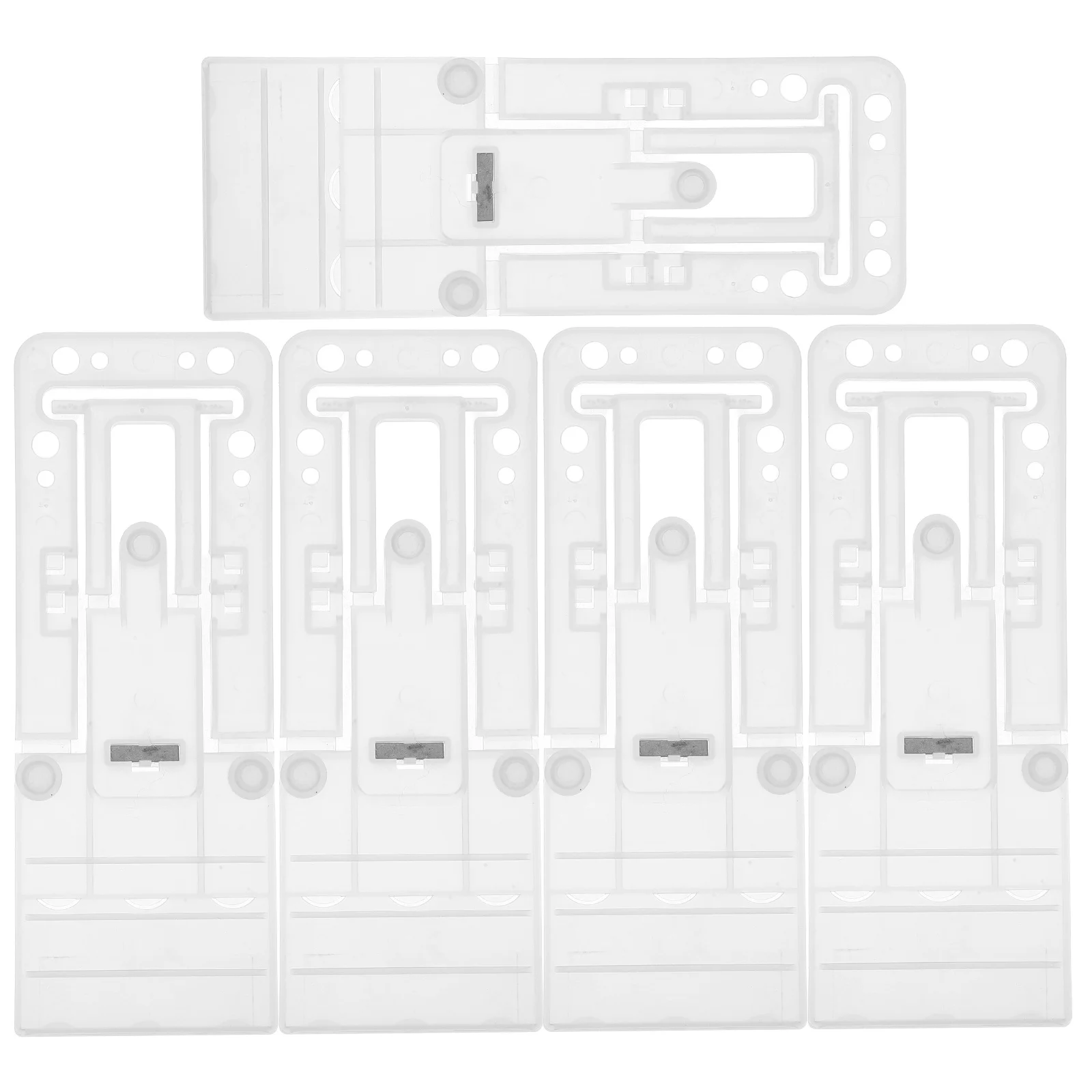 

5pcs Rack Support Bracket Durable Antitip Design Easy Installation Versatile Application LShape Corner Brace Shelves Acrylic