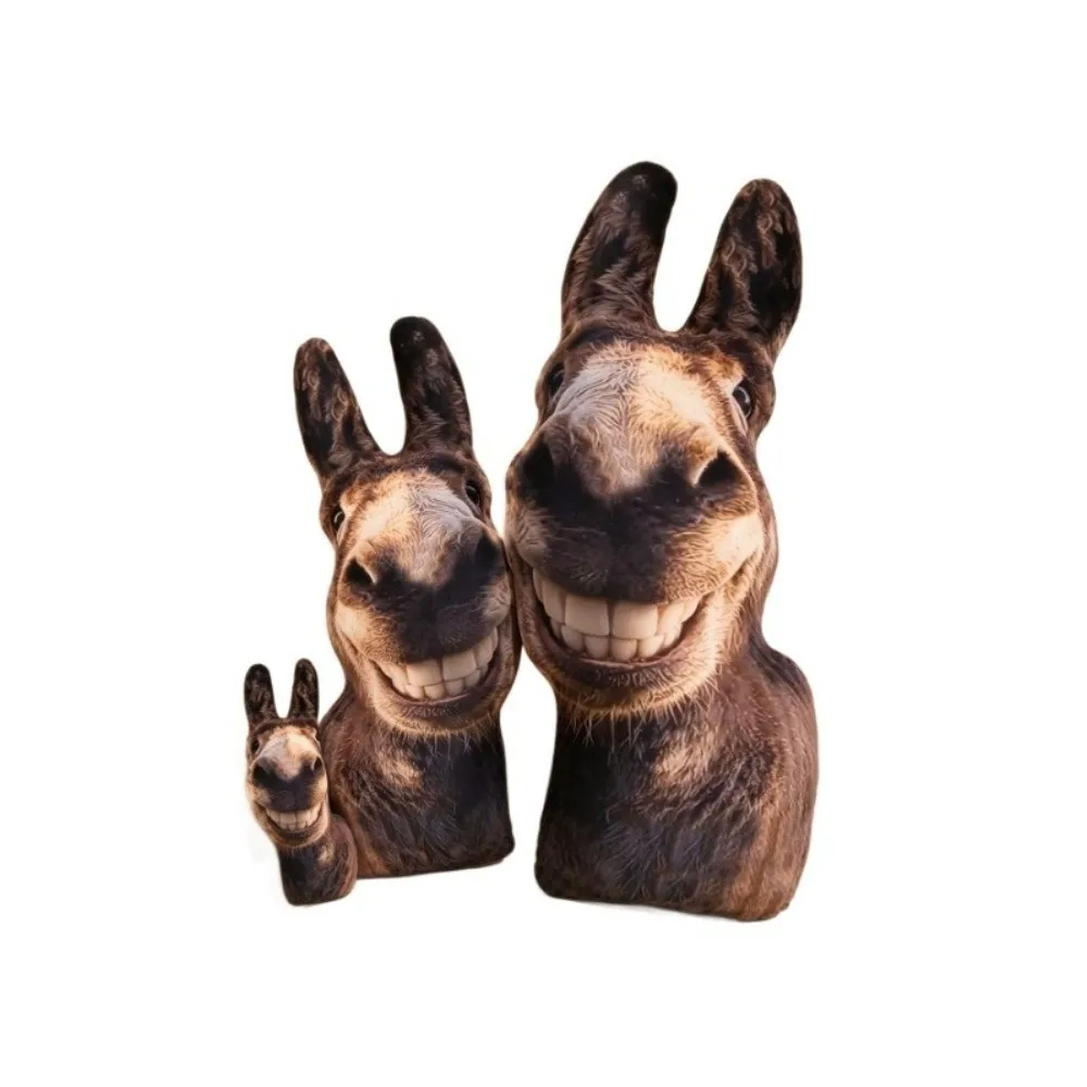 Cute Smiling Face Ugly Cute Breathable Pillow Soft Lightweight Animal Office Desk