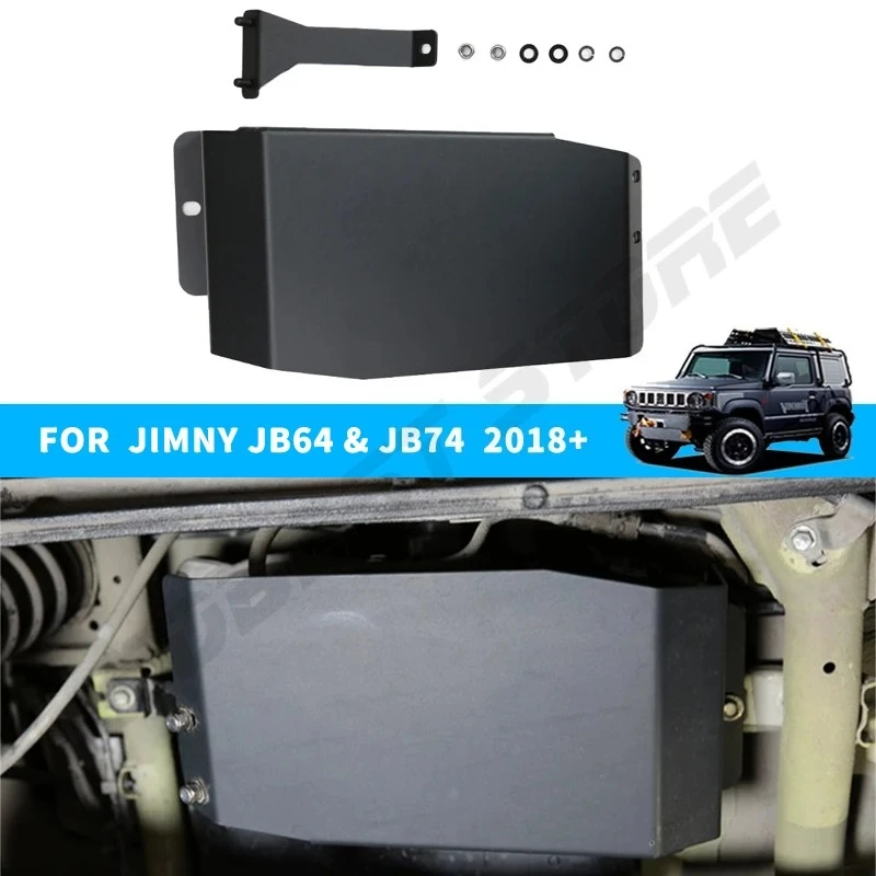 

Car Canister Protection Plate Metal Chassis Guard Protect Board Accessories For Suzuki Jimny 3 Door 5 Door JB64 JB74 JC74 2019 +