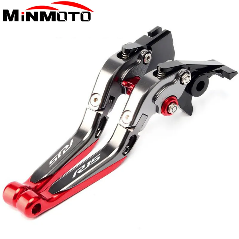 Motorcycle Folding Extendable Adjustable Clutch Brake Levers For YZF R15 V3 2018 2019 YZFR15 YZF-R15