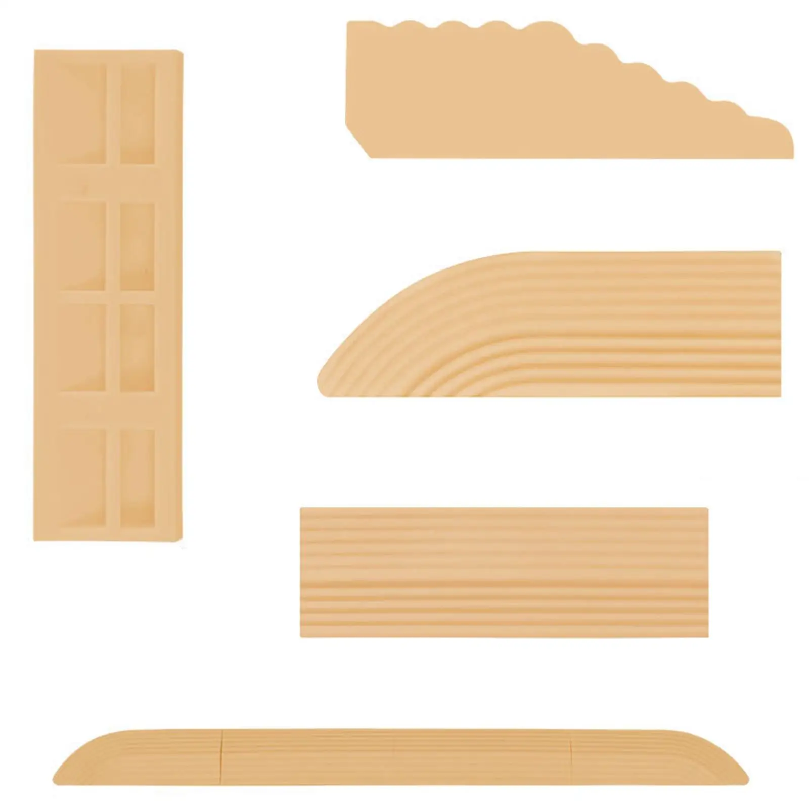 Set of 1Set Kitchen Threshold Bars Replace Part Climbing Mat Step Ramp for Robot
