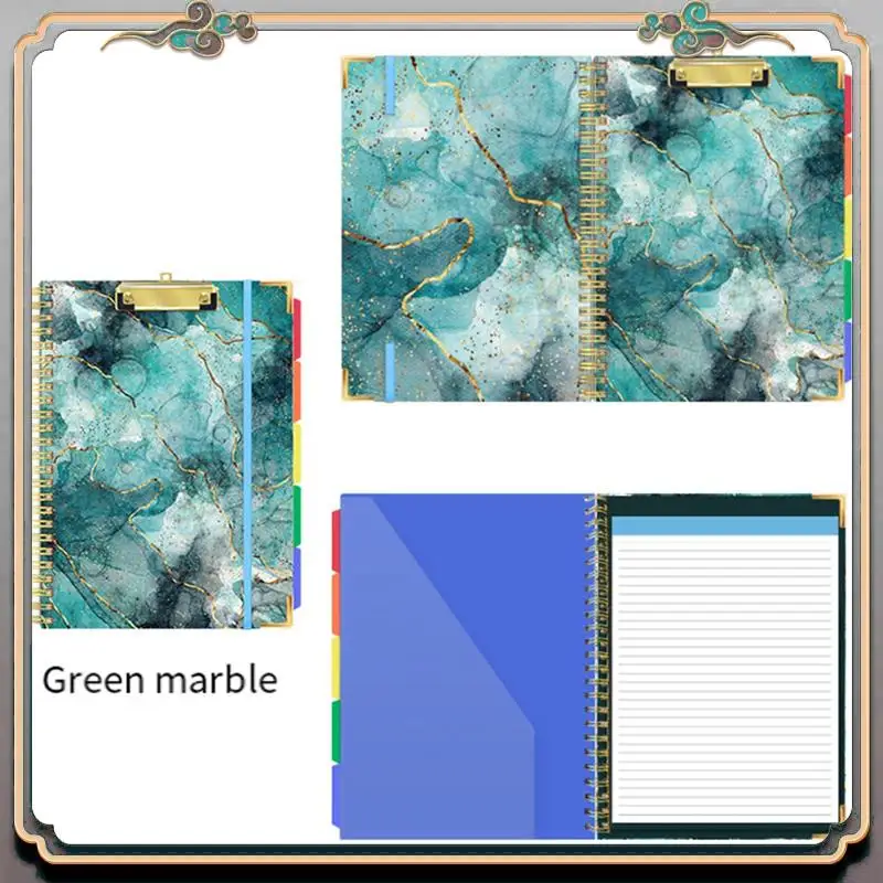 

Durable Clipboards With Storage Clipboards Folder With 10 Pockets And Refillable Lined Notepad For Paper Size 8.5Inch X 11Inch D