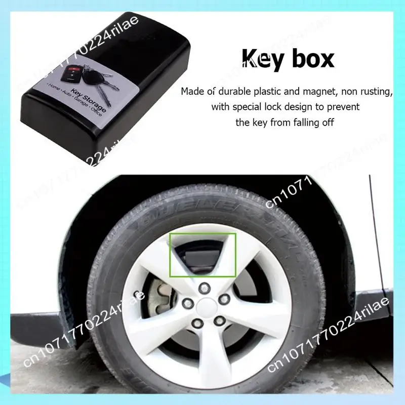 A17Z Portable Car Key Box Magnetic Car Key Box For Automobile Base For Storing Car Key