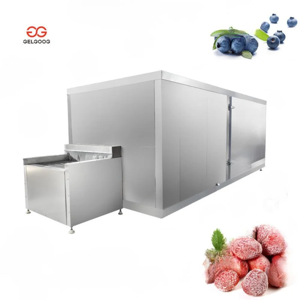 FL Quick Freezing Machine High Capacity Quick Freezing Equipment For Frozen Dumpling Spring Roll Production