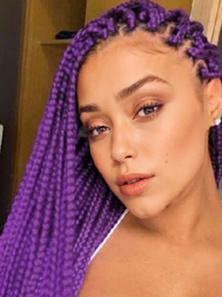 24-Zoll-DIY-Jumbo-Flechthaar, synthetische Haarverlängerungen, Afro-Ombre-Häkelgeflecht, Großhandel für Frauen